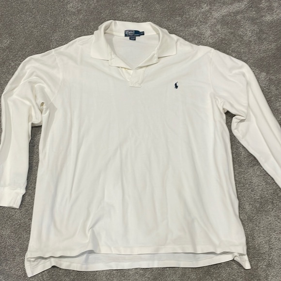 Polo Ralph Lauren Other - Polo by Ralph Lauren cream long sleeve polo shirt